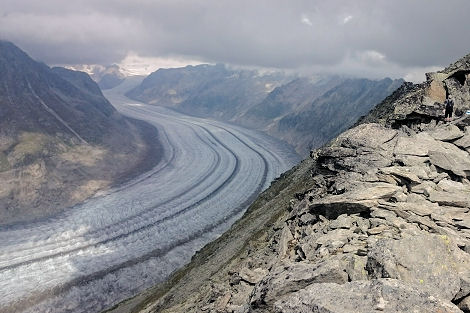 Aletschgletscher z Unesco Höhenweg